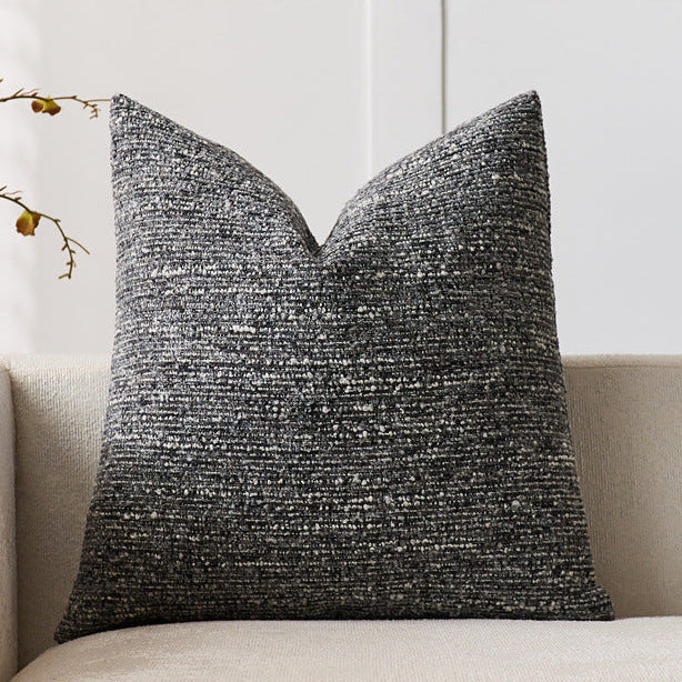 Square Cover Pillow Charcoal Blend Boucle
