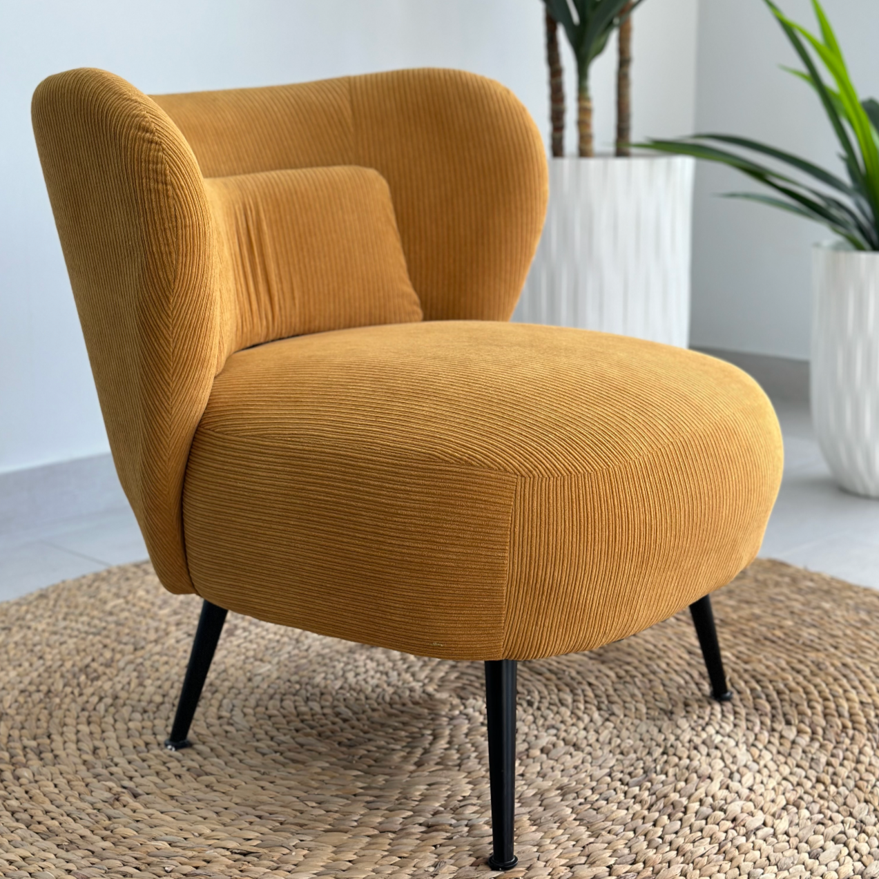 Yellow discount ochre chair