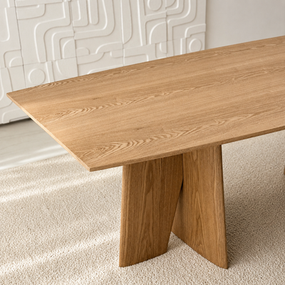 Dalia Dining Table- All Natural Finish