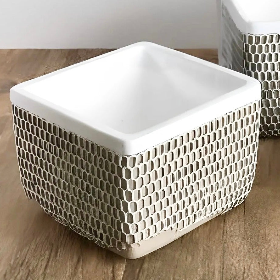 Textured Cement Vase