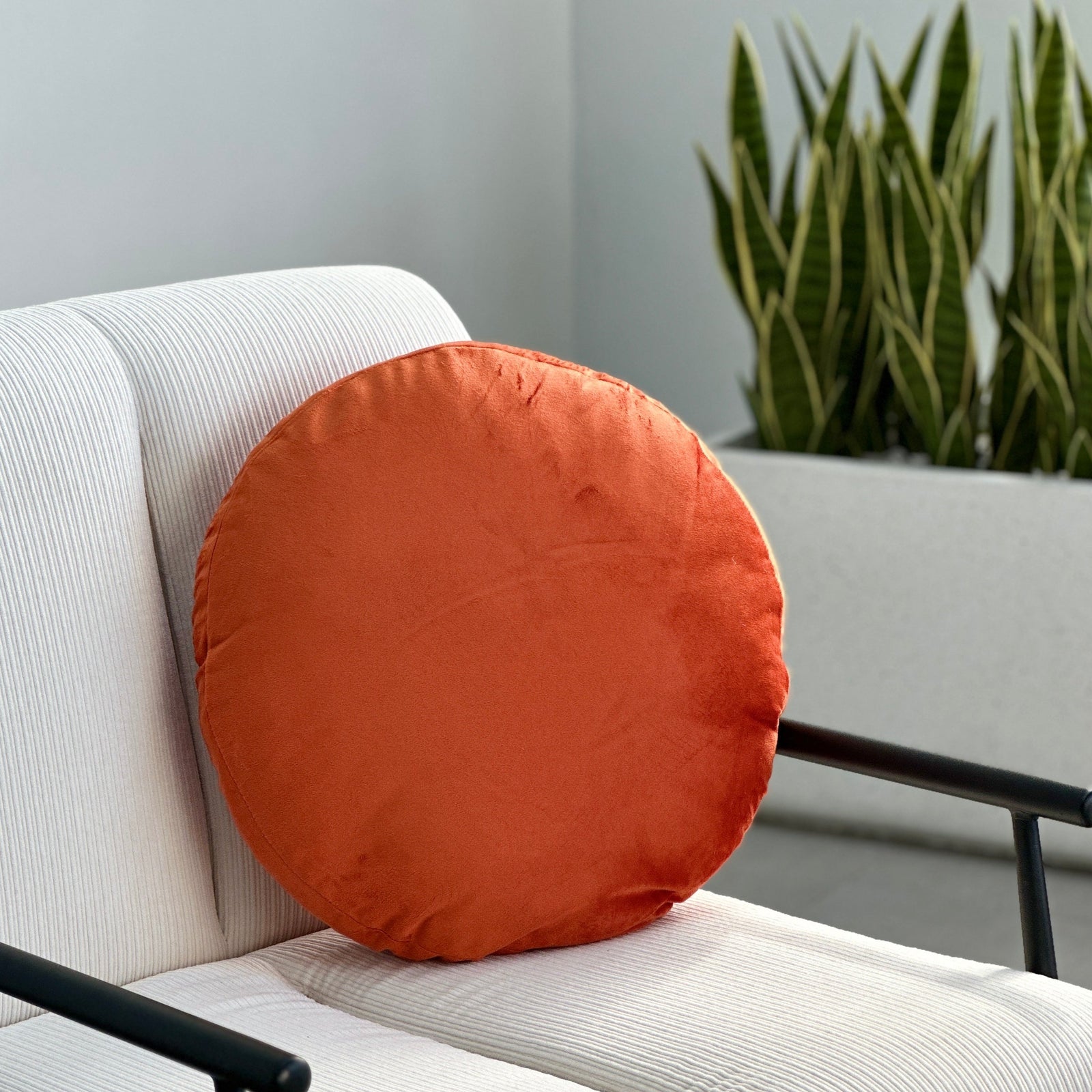 Dark orange hot sale pillows