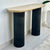 Dual Cylinder Console Table