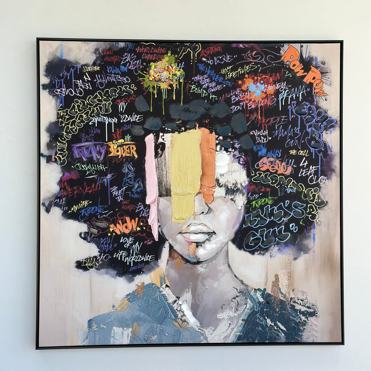 Pop Afro Modern Woman Wall Art