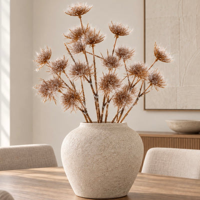 Aurora Flocking Alliums Faux