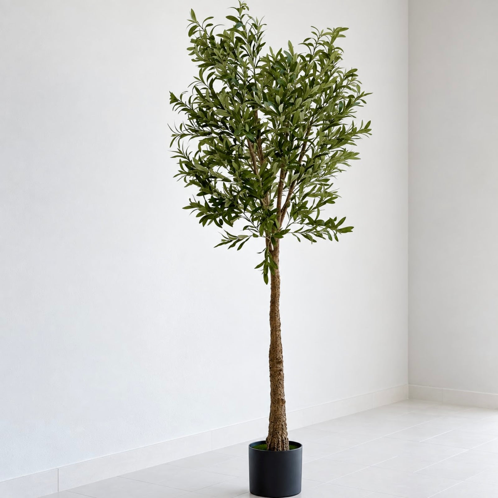 Faux Potted Olive Tree 8'