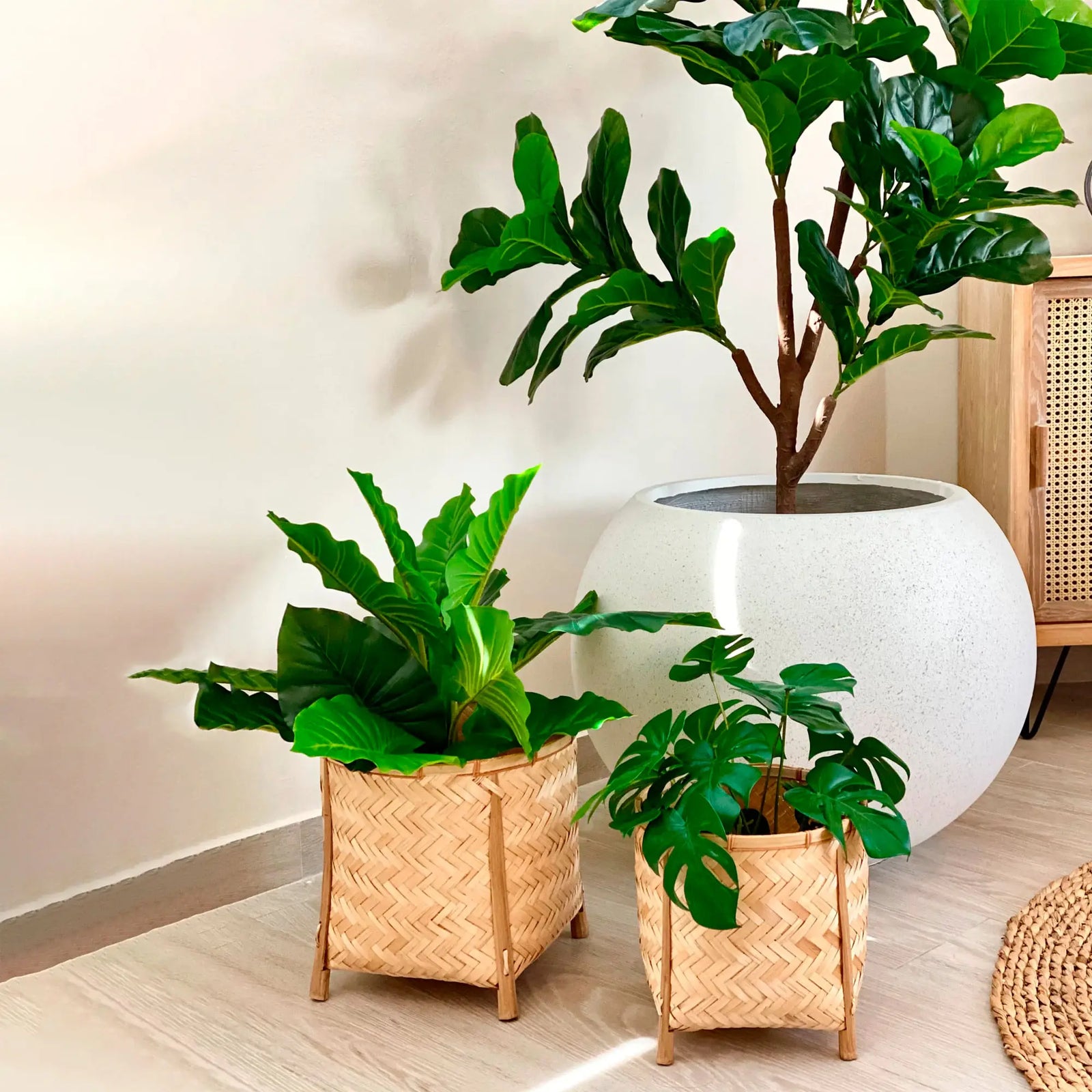 Handcrafted Bamboo Planter