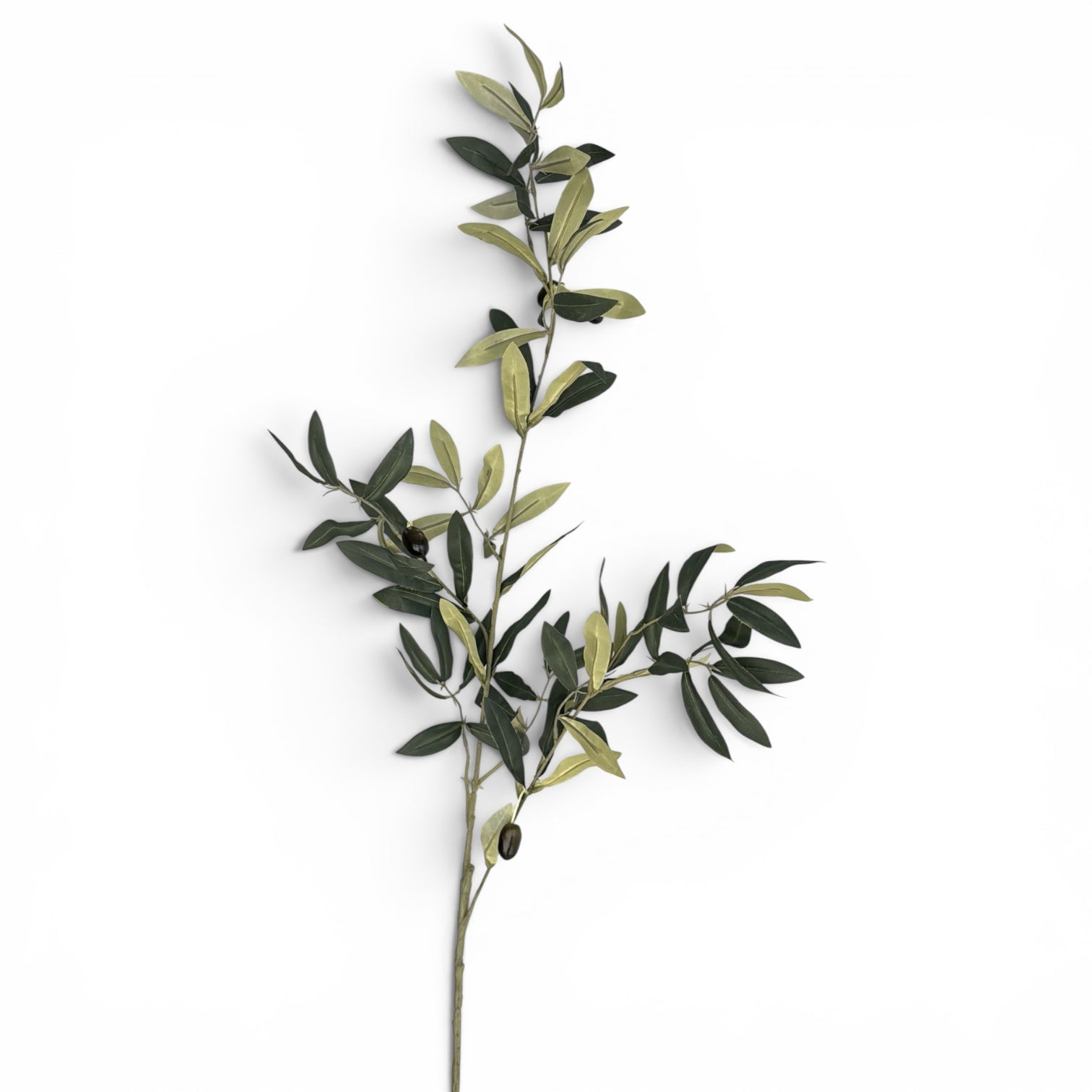 Olive Faux Leaf