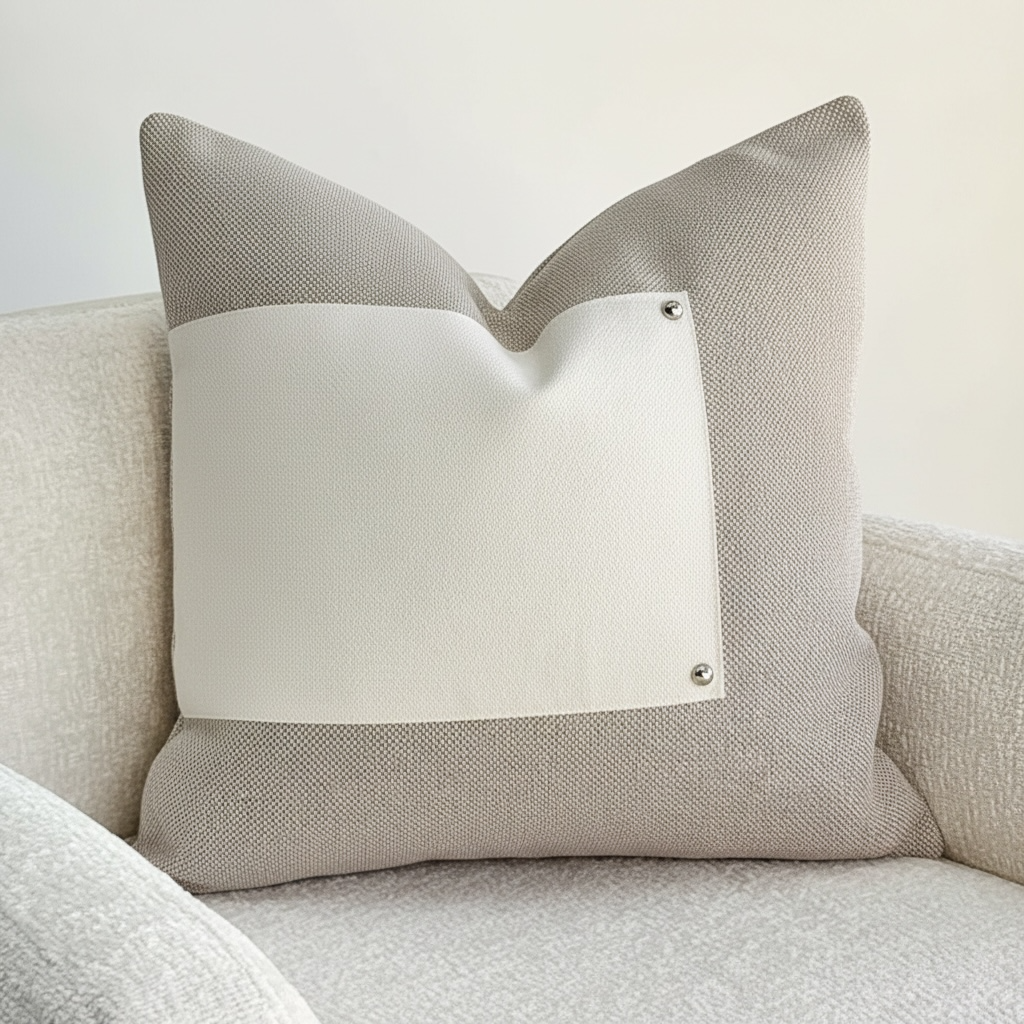 Cover Pillow Fabric Pocket