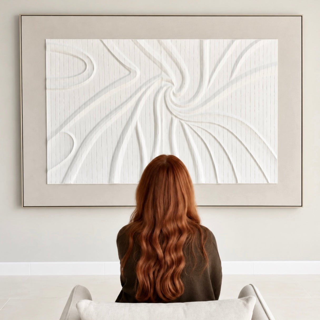 Sahara Desert Hand Painted Wall Art - L