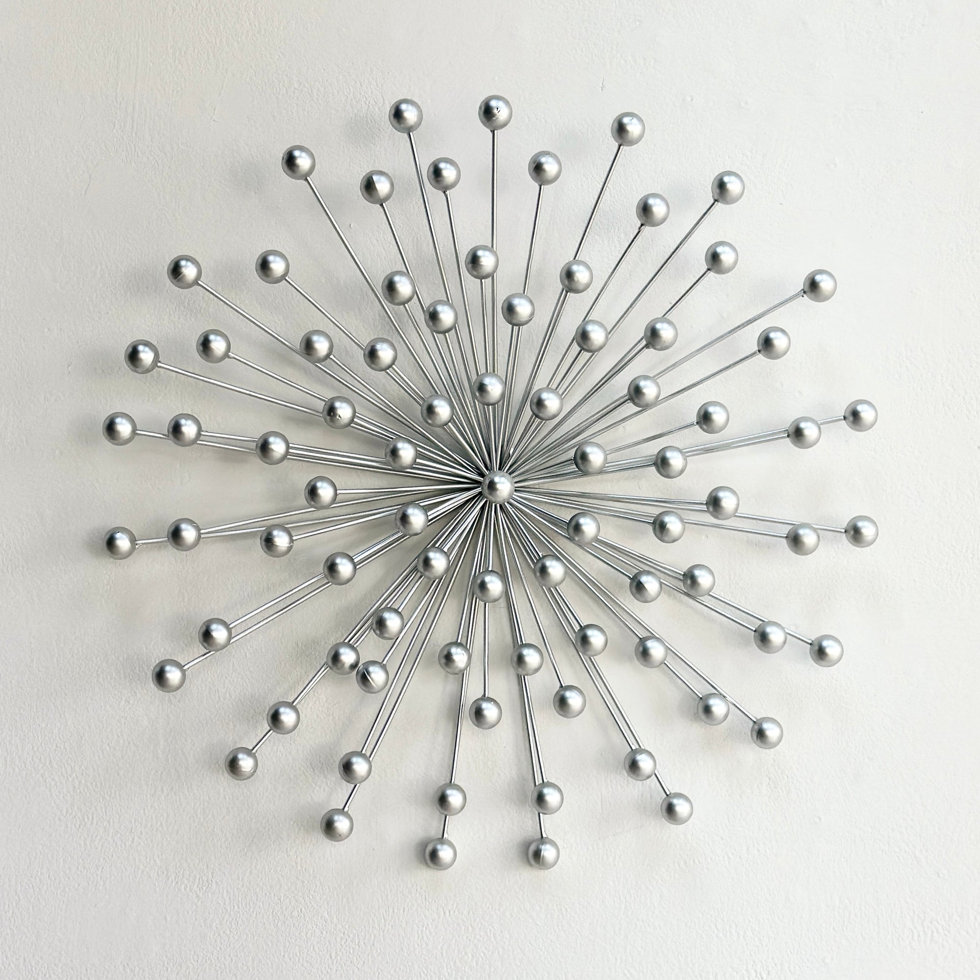 Hoshi Silver Metal Wall Art