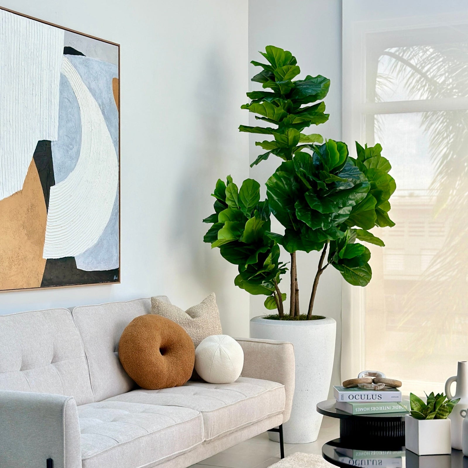 Real Giant Touch Fiddleleaf Faux Tree 7'