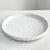 Textured Ceramic White Plate