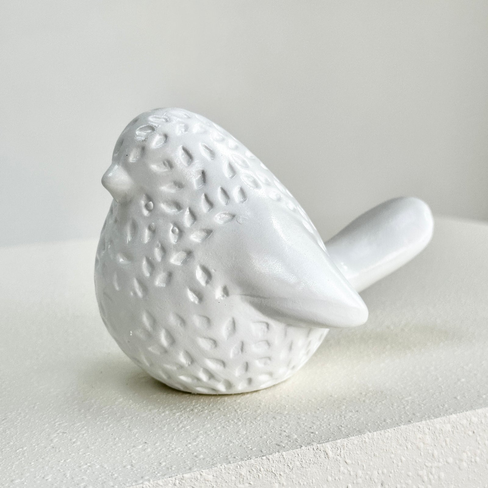 Ceramic White Bird