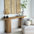 Bali Cylinder Console Wooden Table