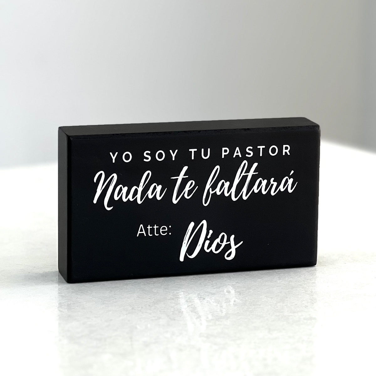 "Yo Soy Tu Pastor" Wooden Sign