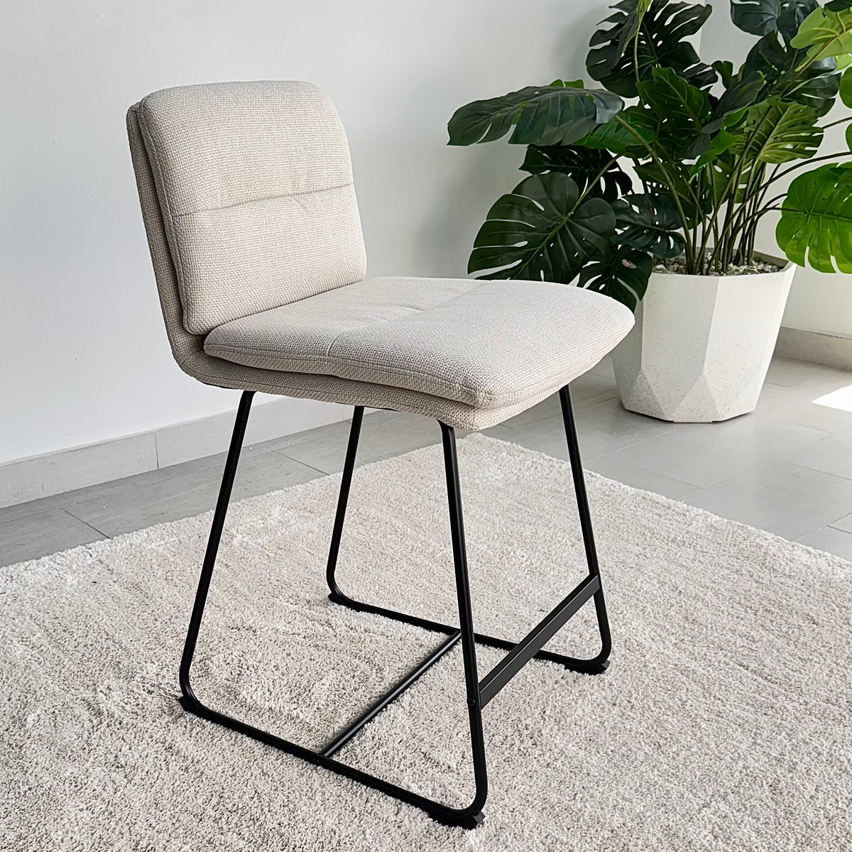 Double-Layer Bar & Counter Stools Ivory - Decora Home
