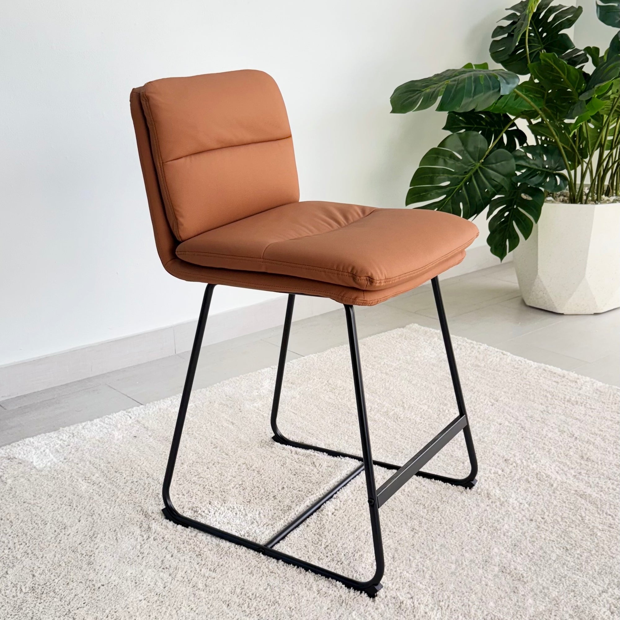 Double-Layer Bar & Counter Stools Camel