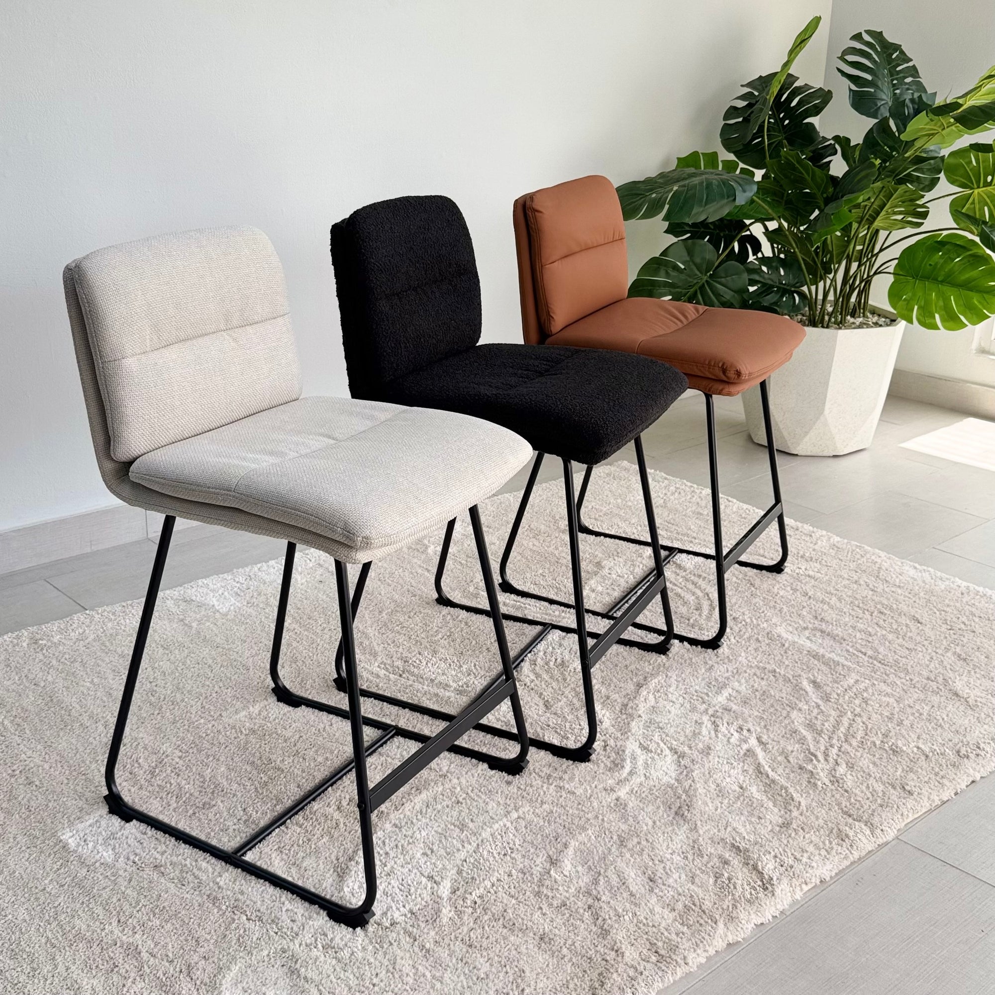 Ivory Bar Tools Double-Layer Bar & Counter Stools Ivory - Decora Home