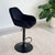 Adjustable Swivel Bar & Counter Stools Black