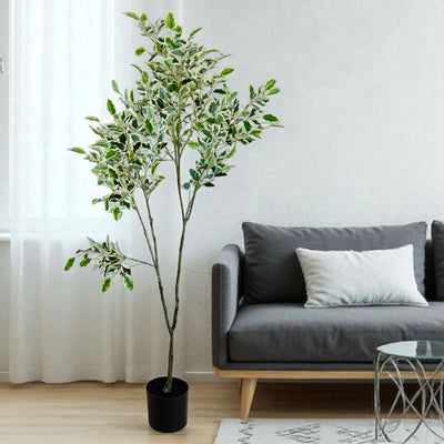 Potted Faux Ficus 5'