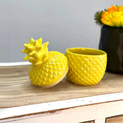 Pineapple Yellow Canister