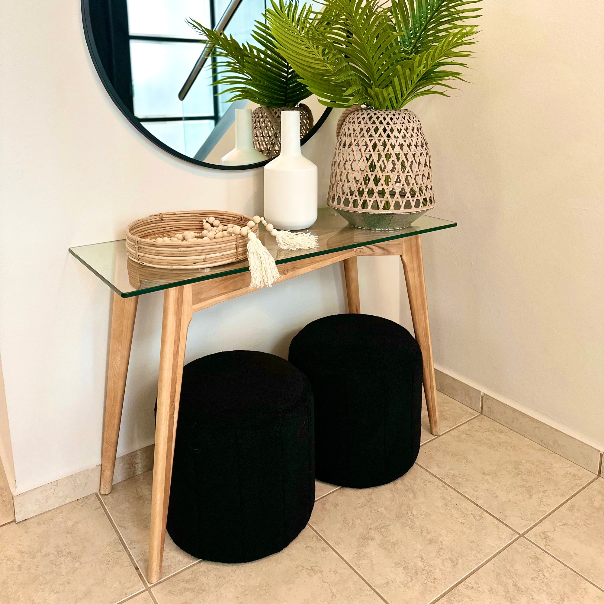 Nova Console Ash Wood Table Decora Home