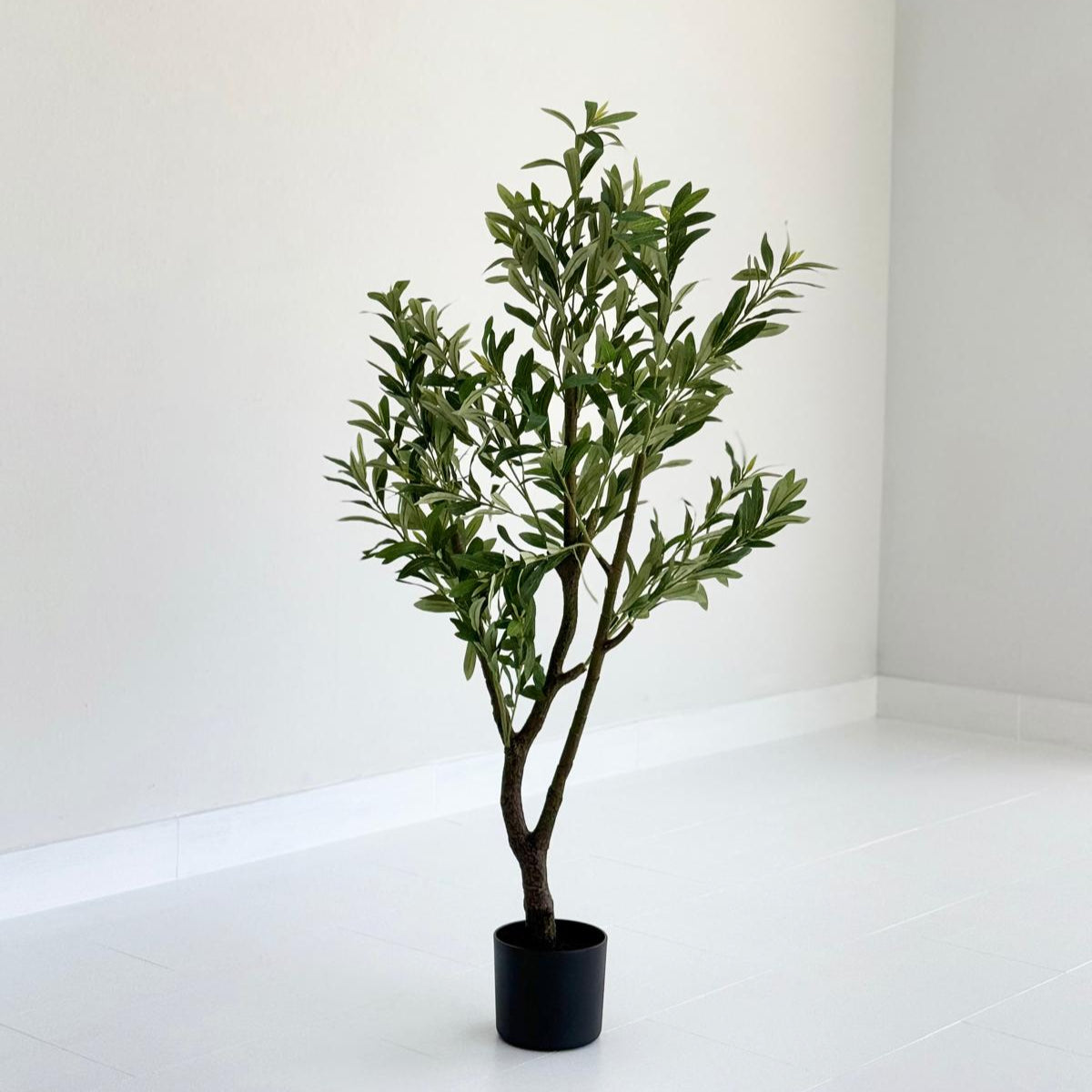 Faux Potted Olive Tree 4'