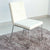 Imperial Chrome Legs Dining Table  Set Ivory Chair