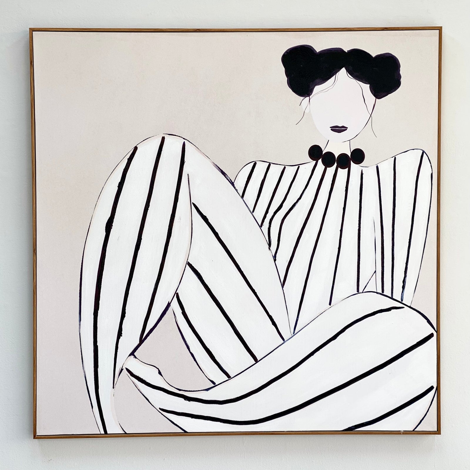 Feminine Framed Canvas Wall Art