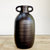Ceramic Black Bottle Vase with Side Ring Handles