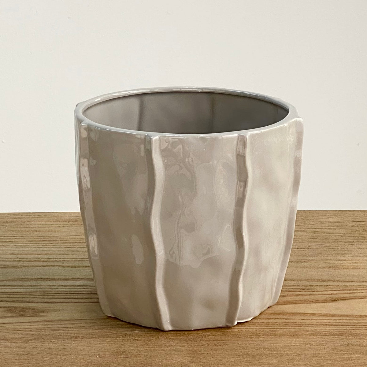 Ceramic Light Gray Pot