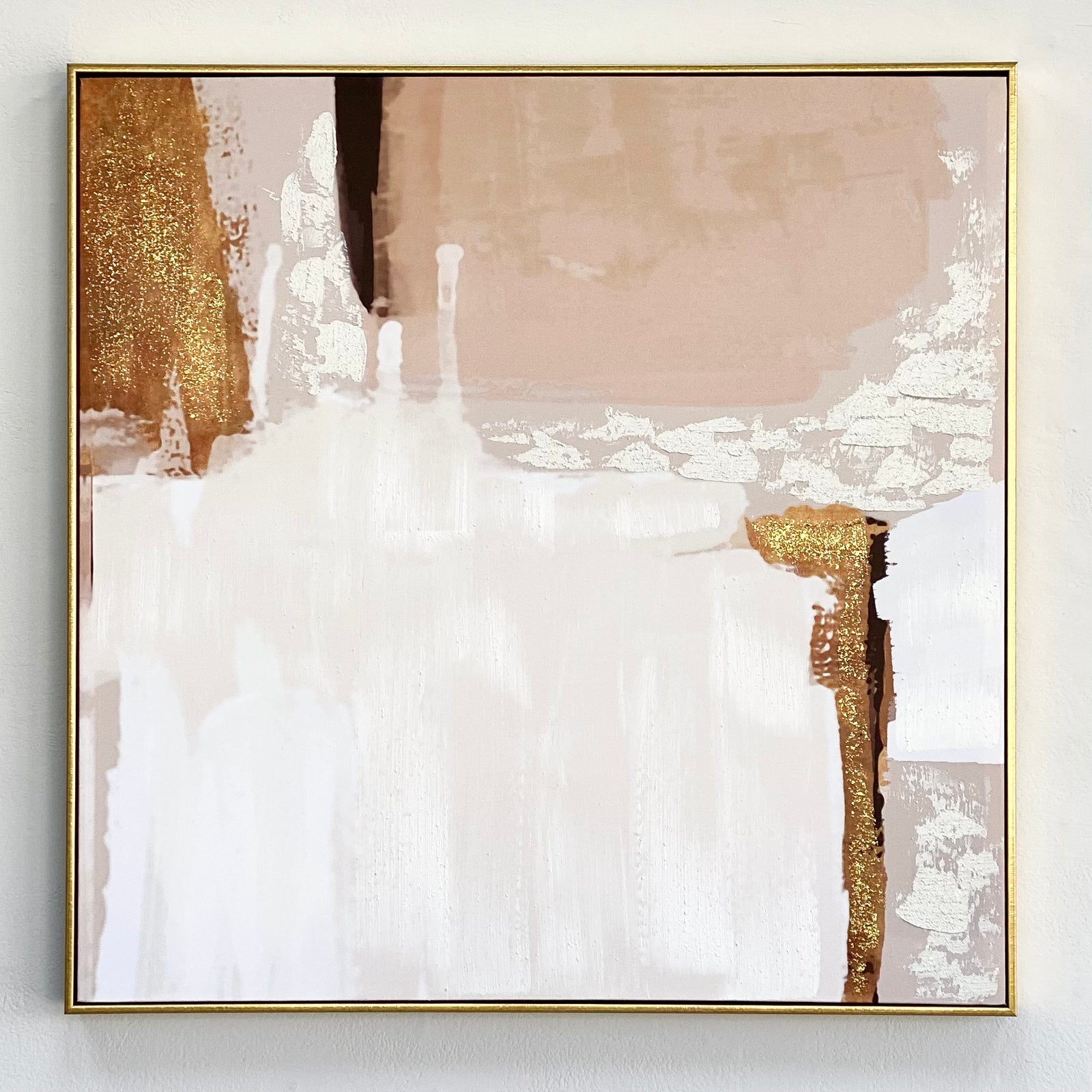 Blushing Golden Canvas Print Wall Art