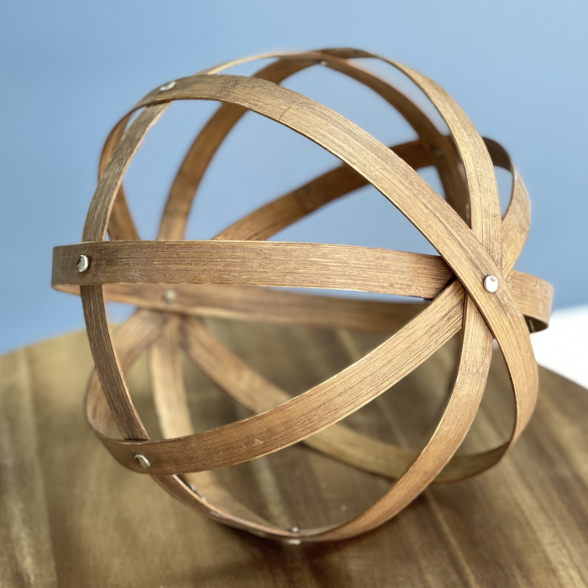 Natural Bamboo Sphere 10"