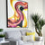 Abstract Lily Hand Oil Painting Framed Wall Canvas