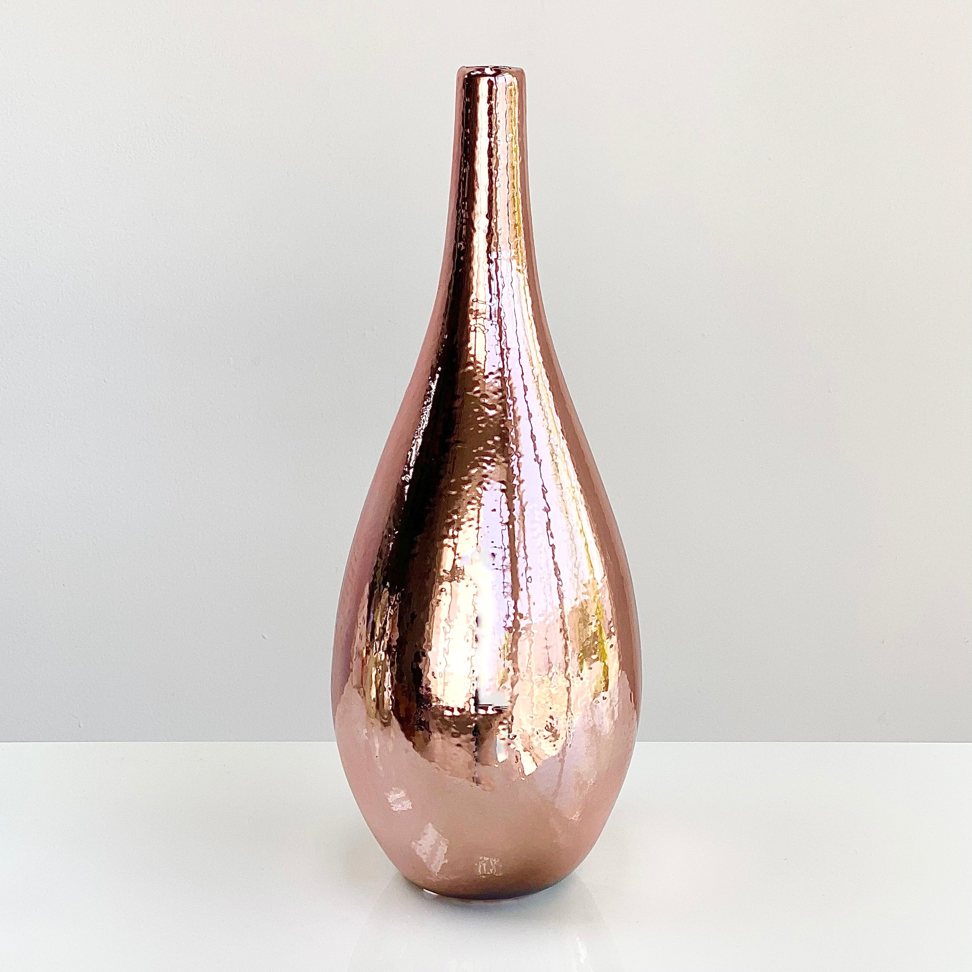 Ceramic Bottle Titanium Pink 18"