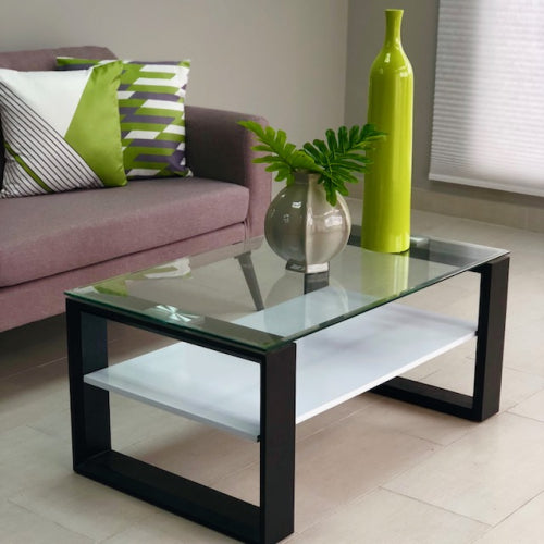 Zoa Black & White Coffee Table