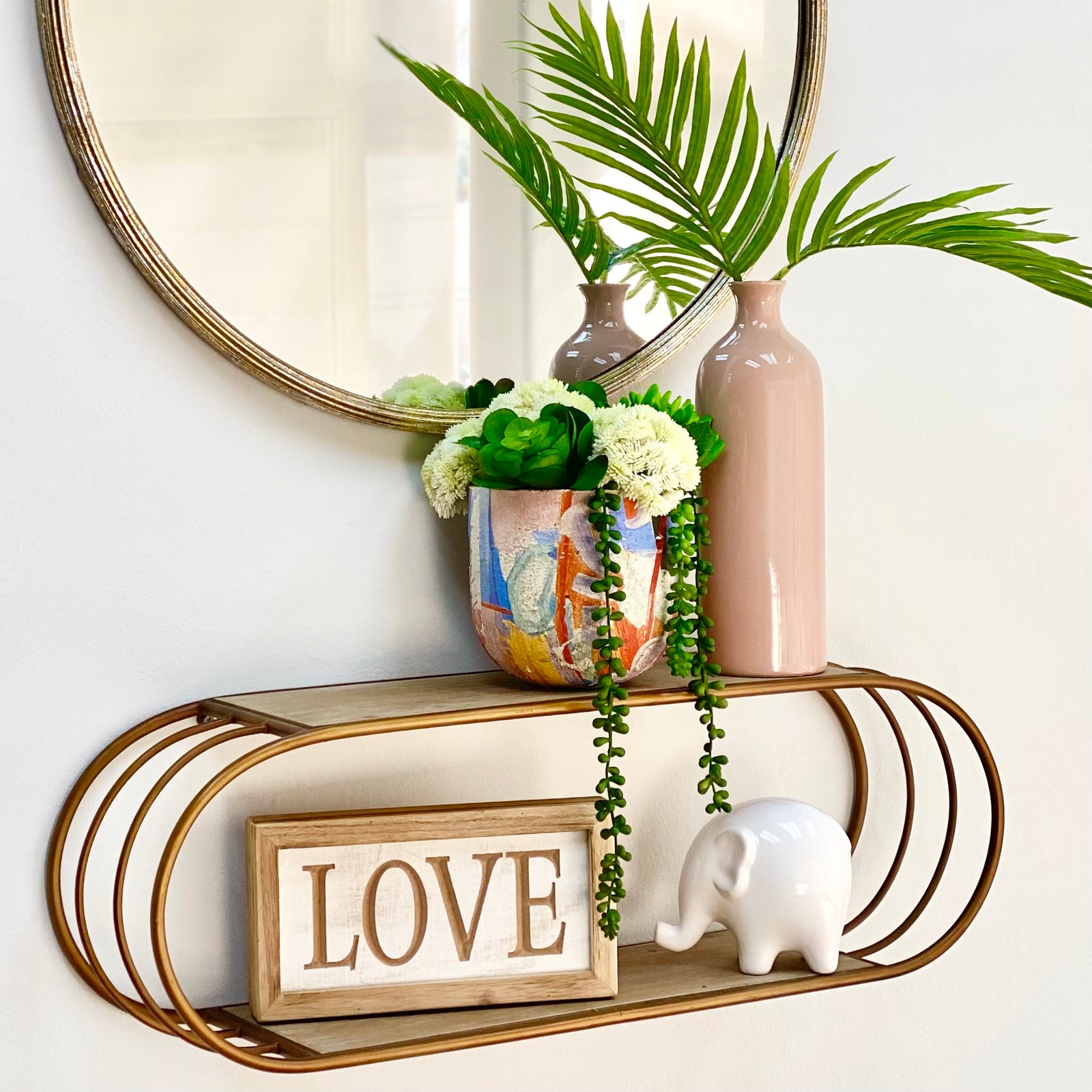 Golden Capsule Shelf