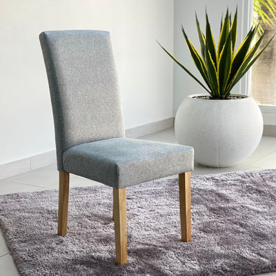 Upholstered Gray Dining Chair