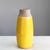 Large Round Yellow Ceramic Vase
