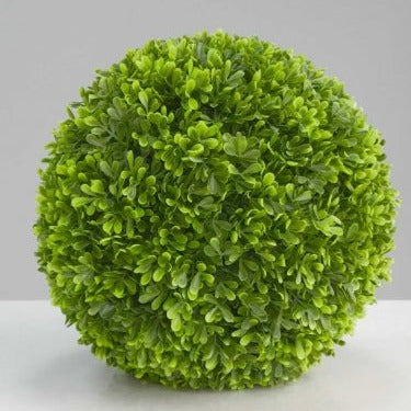 Topiary Green Leafy  Ball 8"