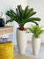 Crescent Fiber Clay Terrazzo Planter Set of Two