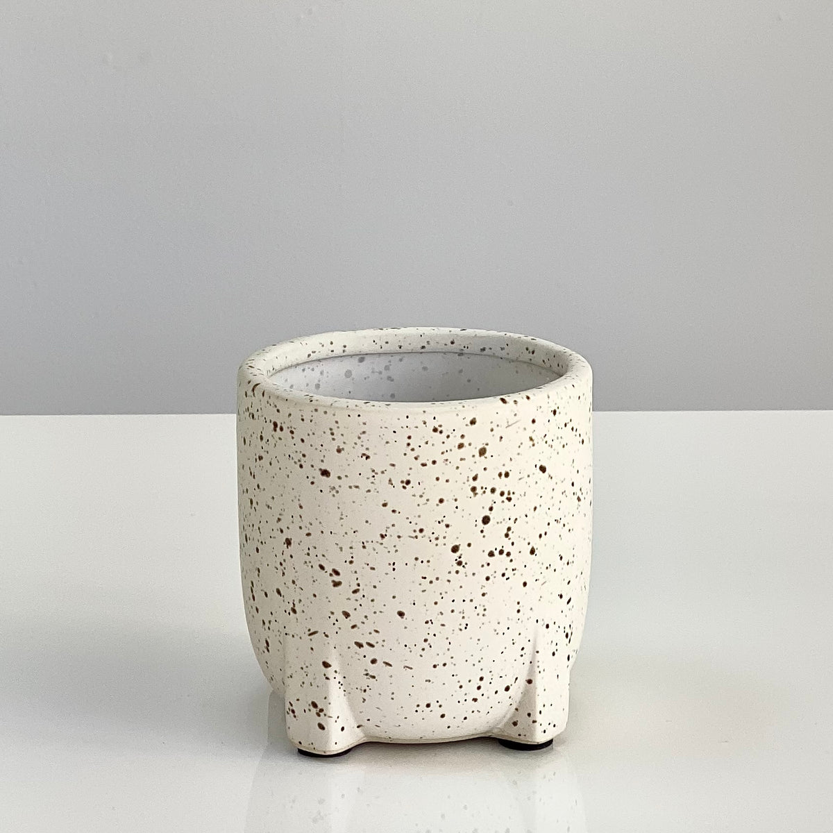 Terrazzo Look Ceramic Small Vase