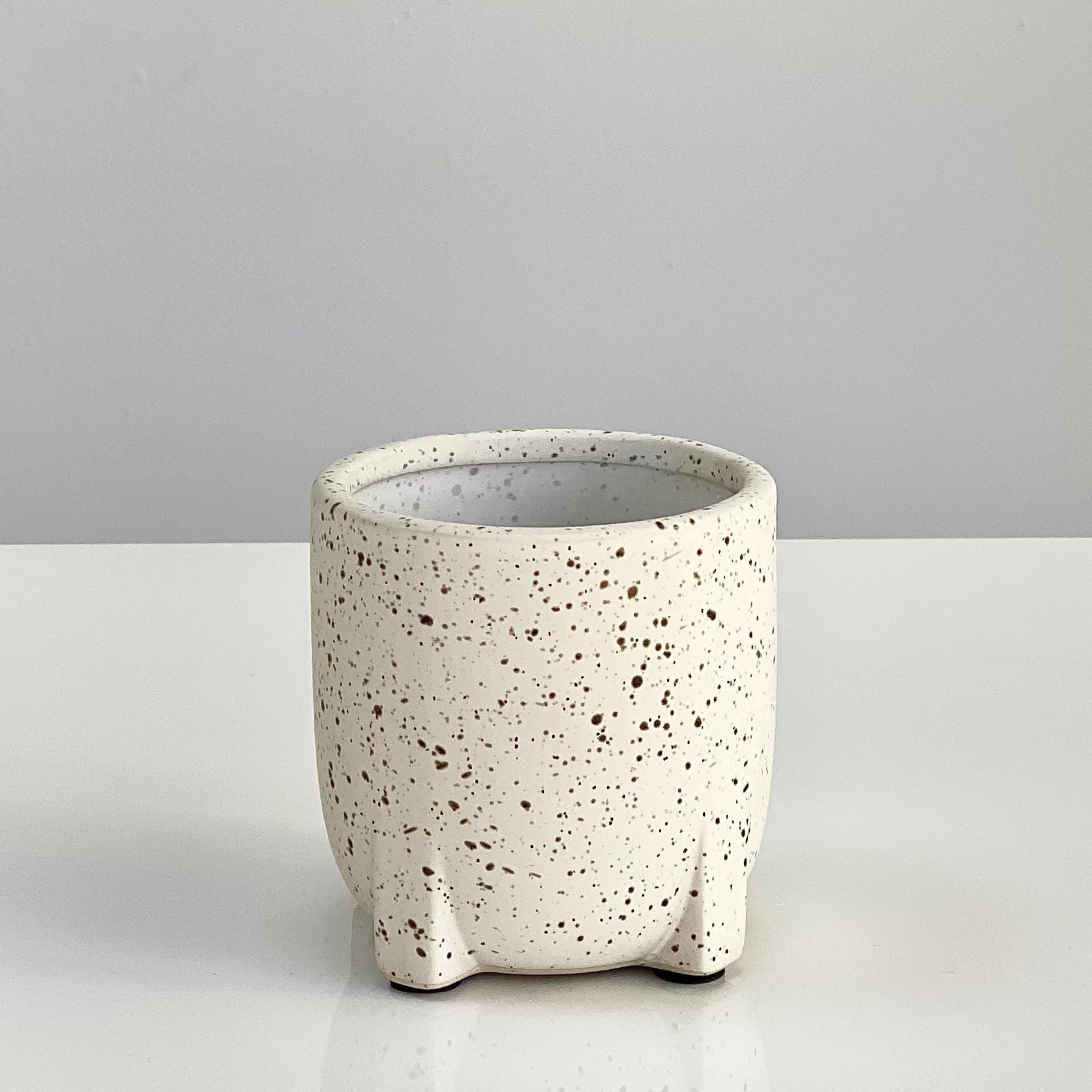 Terrazzo Look Ceramic Small Vase