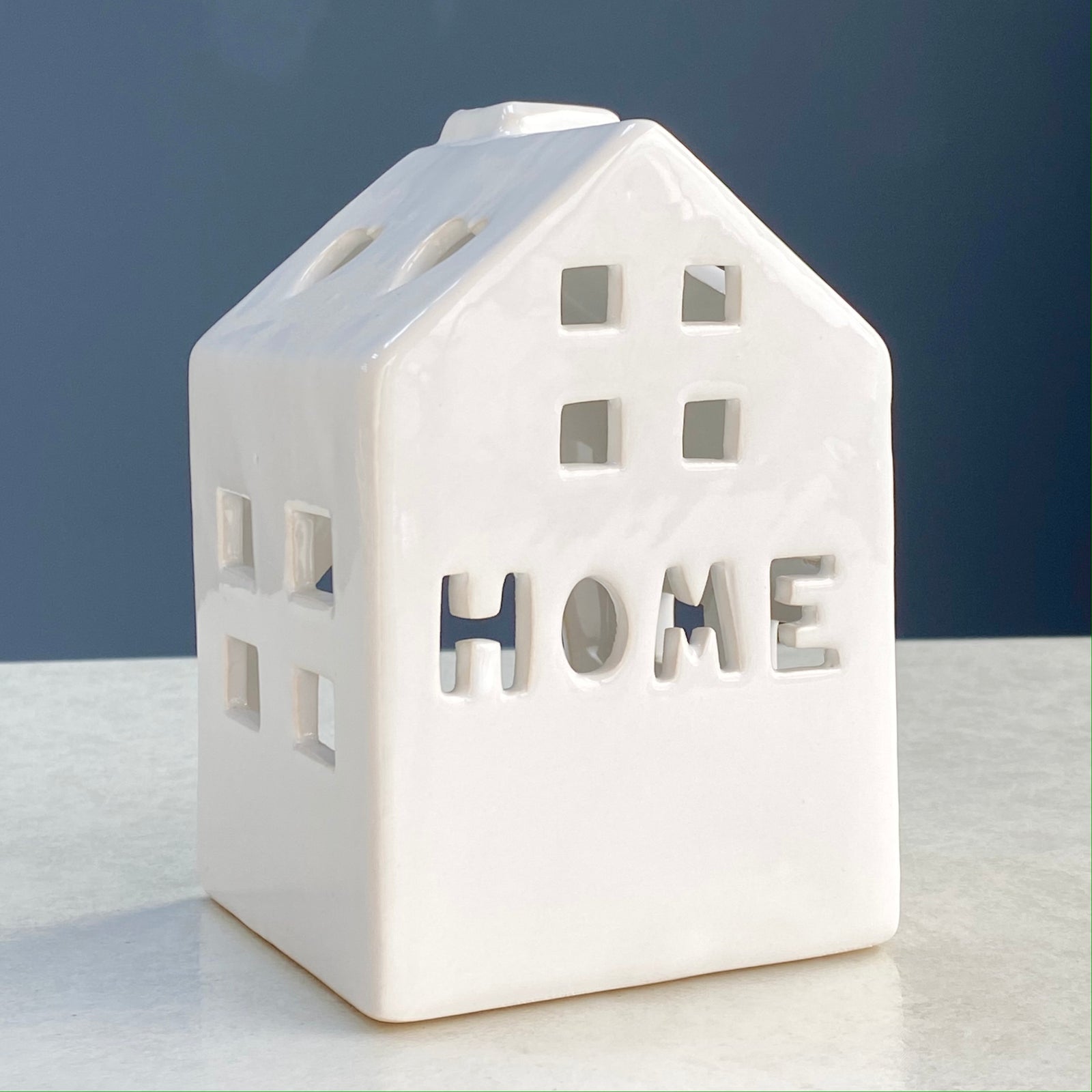 Little White Home Ceramic House