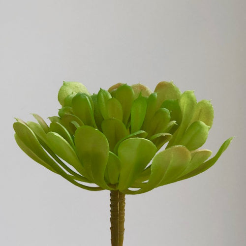 Chartreuse Green Synthetic Succulent Flower