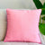 Bright Pink Square Pillow