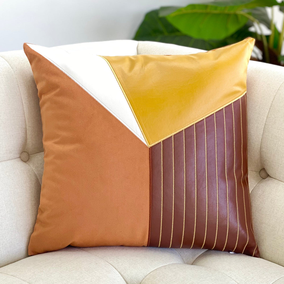 Multi Patch Spice Pillow