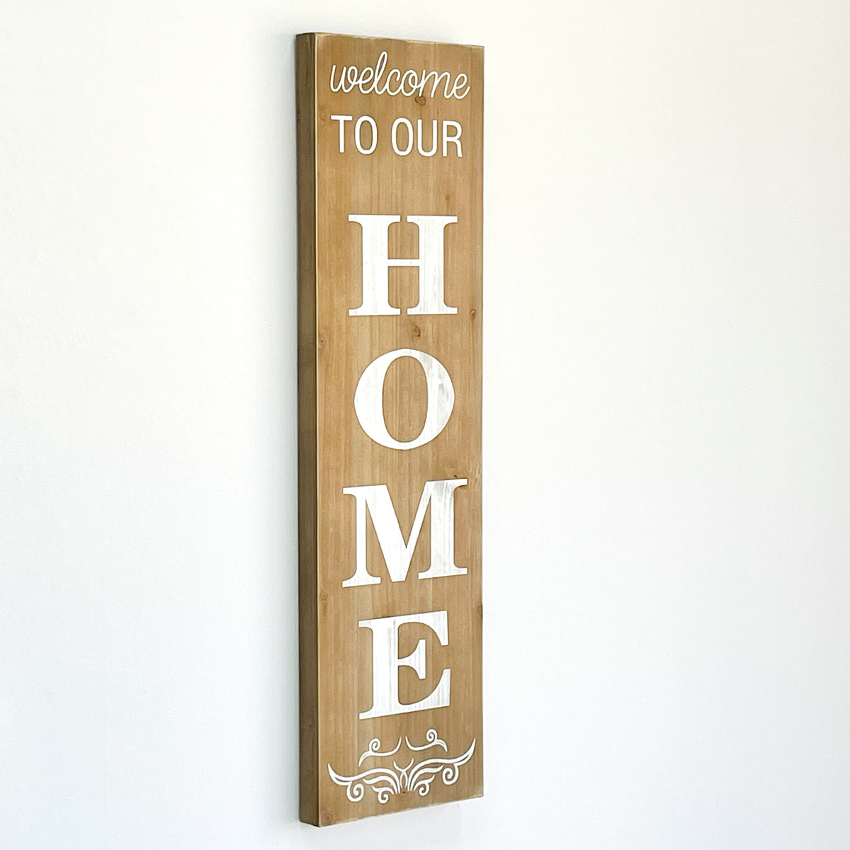 "Welcome to Our Home" Wooden Wall Art
