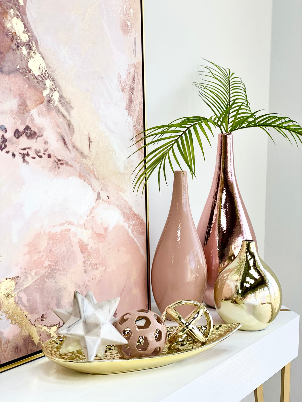 Paunchy Gold Vase