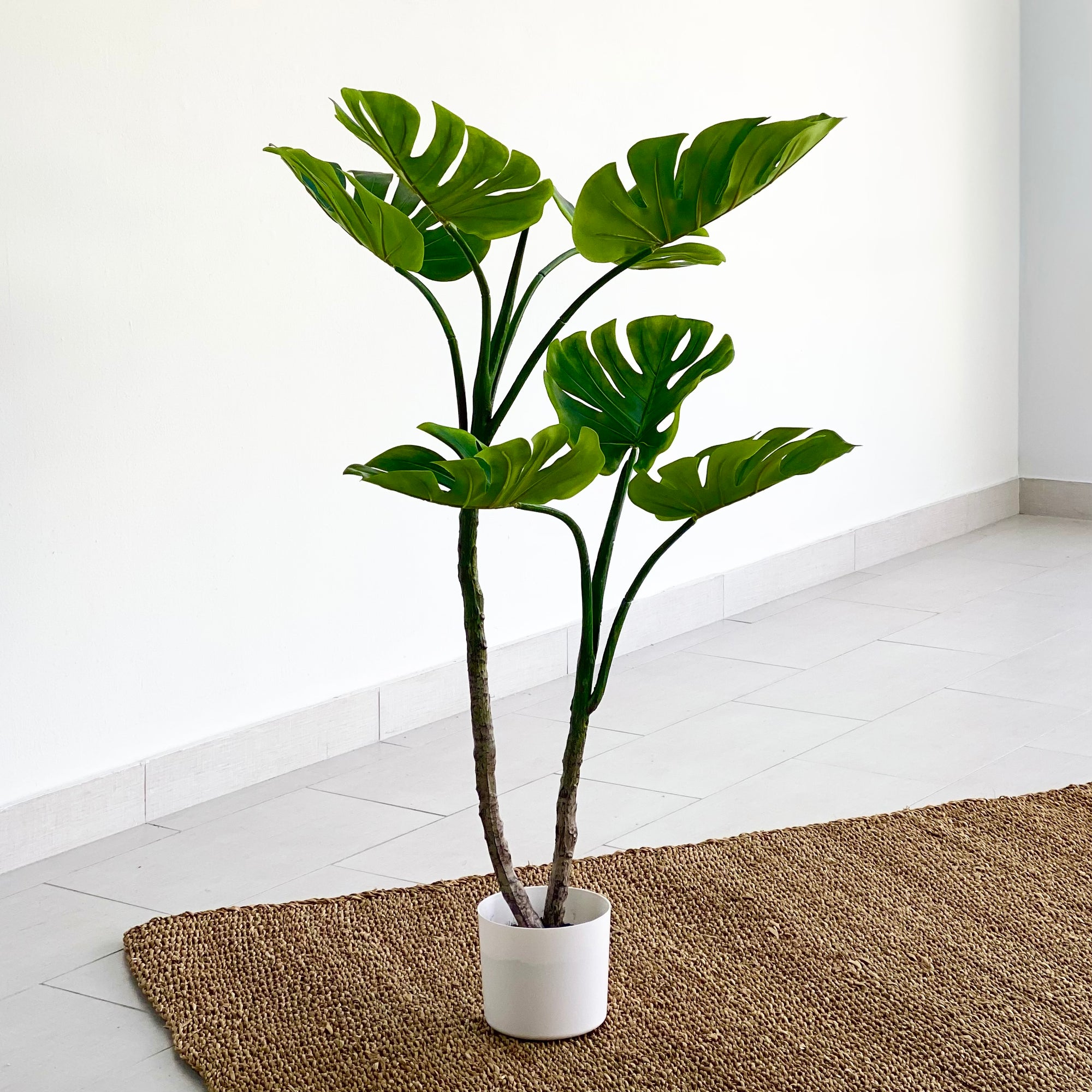 Real Touch Monstera Faux Tree
